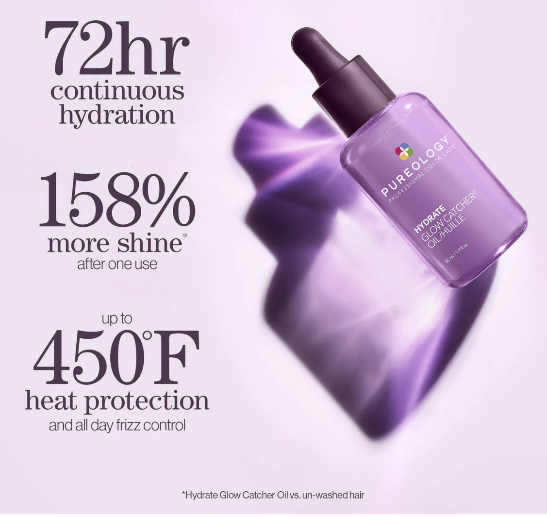 HYDRATE GLOW CATCHER: HYDRATING HAIR OIL FOR FRIZZ CONTROL & SHINE