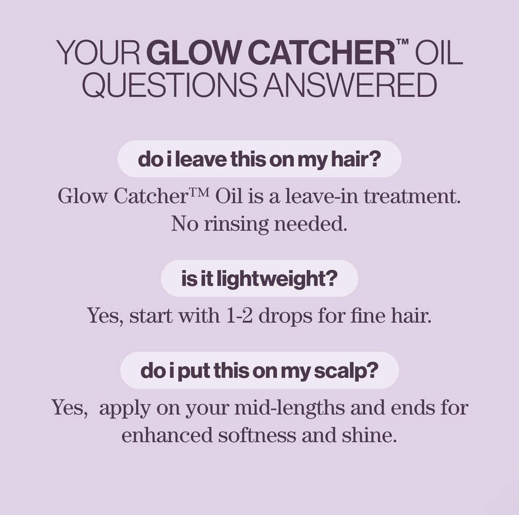 HYDRATE GLOW CATCHER: HYDRATING HAIR OIL FOR FRIZZ CONTROL & SHINE