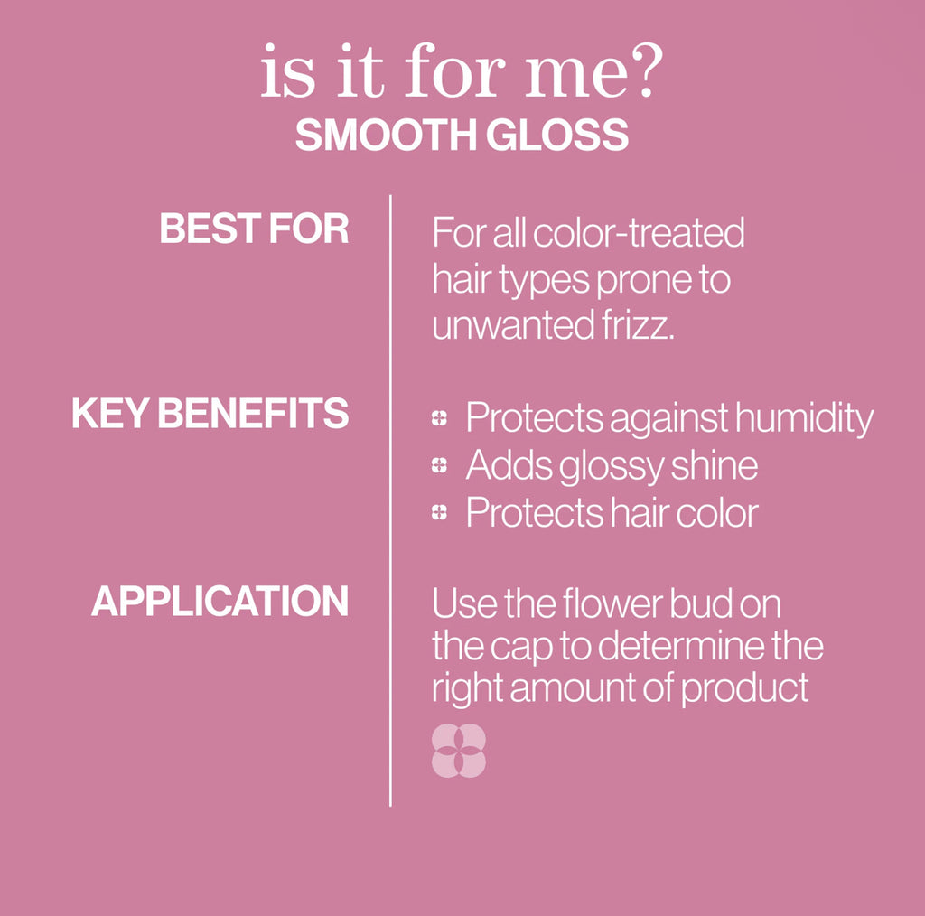 SMOOTH GLOSS SULFATE-FREE SHAMPOO FOR FRIZZY HAIR