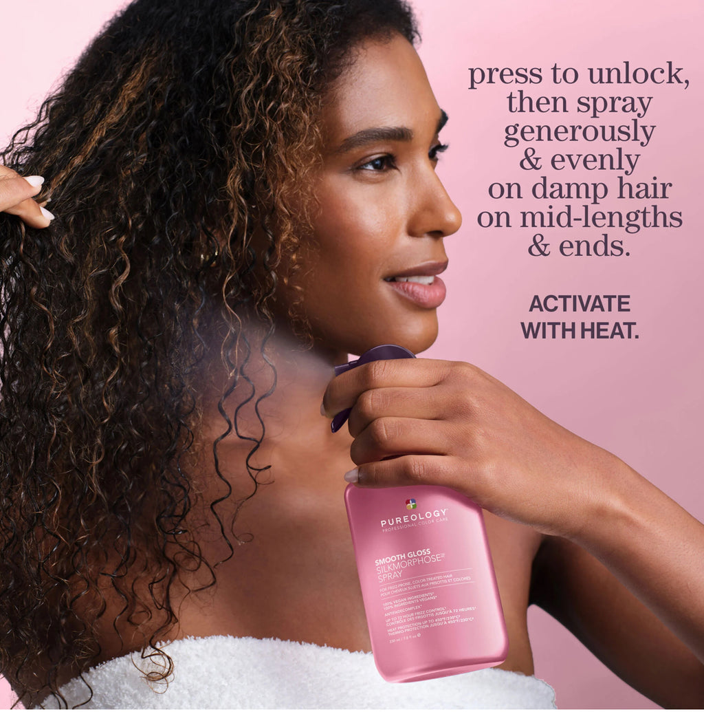 SMOOTH GLOSS SILKMORPHOSE™ SPRAY FOR FRIZZY HAIR