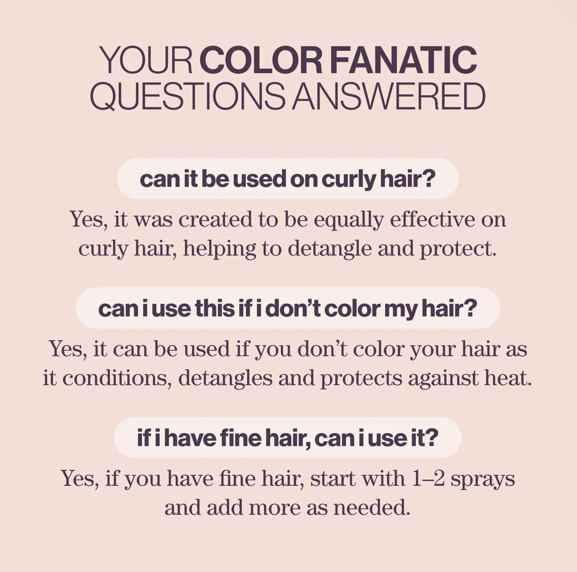 COLOR FANATIC MULTI-TASKING LEAVE-IN SPRAY: 21-BENEFIT HEAT PROTECTANT AND DETANGLER