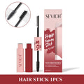 Sevich Portable Broken Hair Styling Gel Double-heade Hair Wax Stick Mascara Brush Not Greasy Hair Finishing Cream Hair Pomade