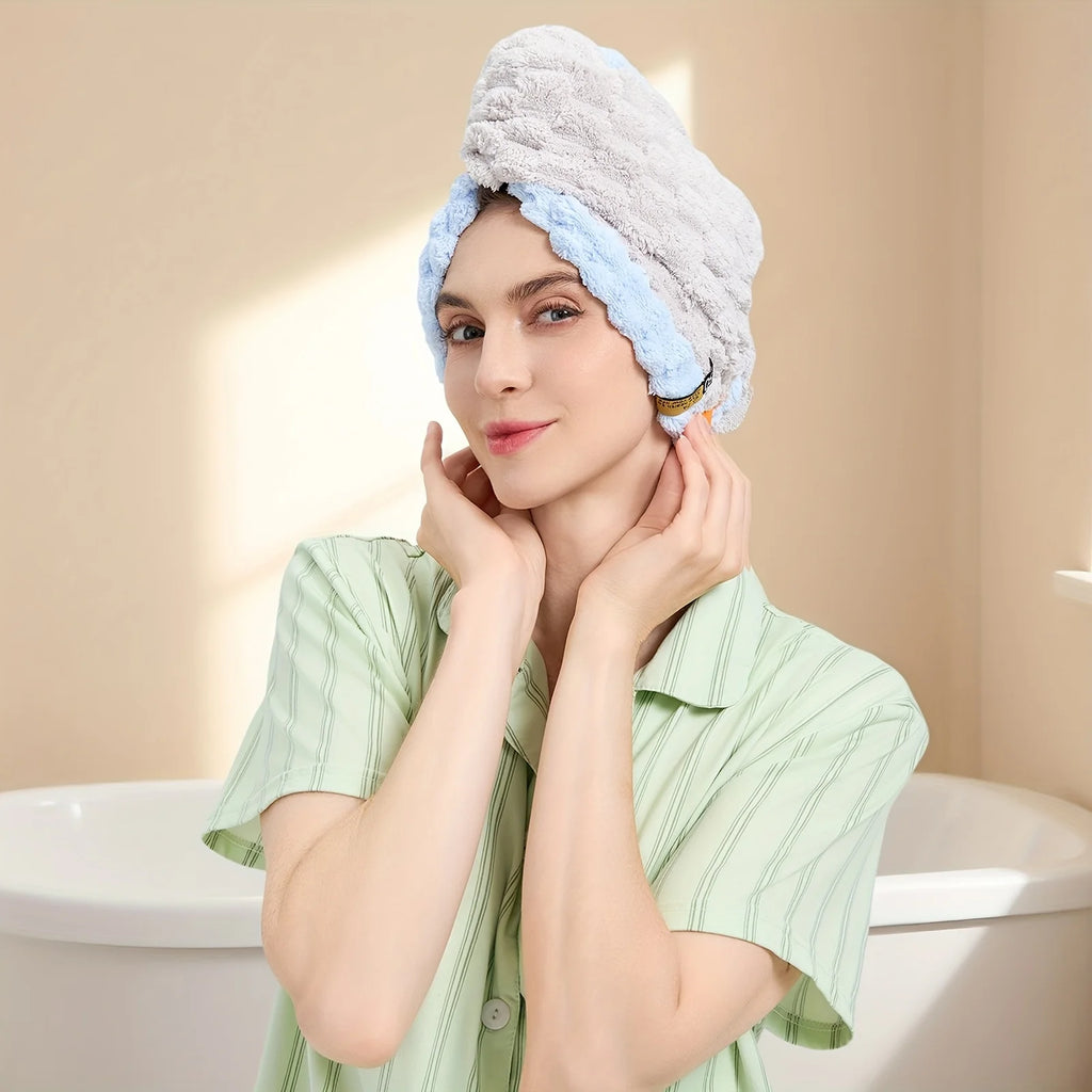 Quick-Dry Microfiber Hair Towel