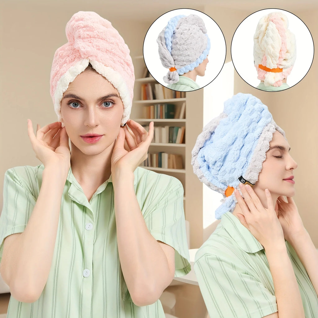 Quick-Dry Microfiber Hair Towel