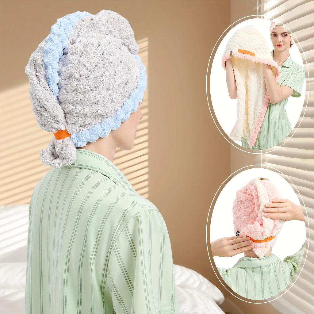 Quick-Dry Microfiber Hair Towel
