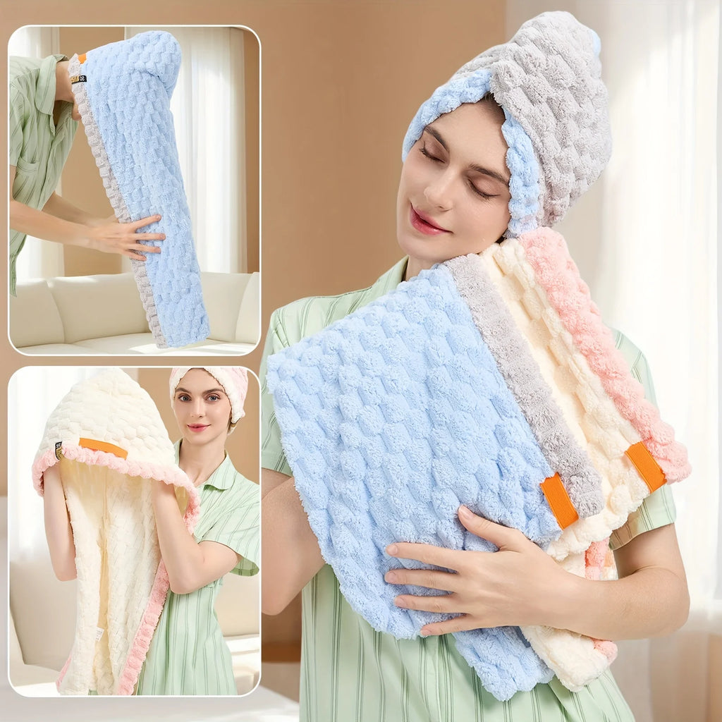 Quick-Dry Microfiber Hair Towel