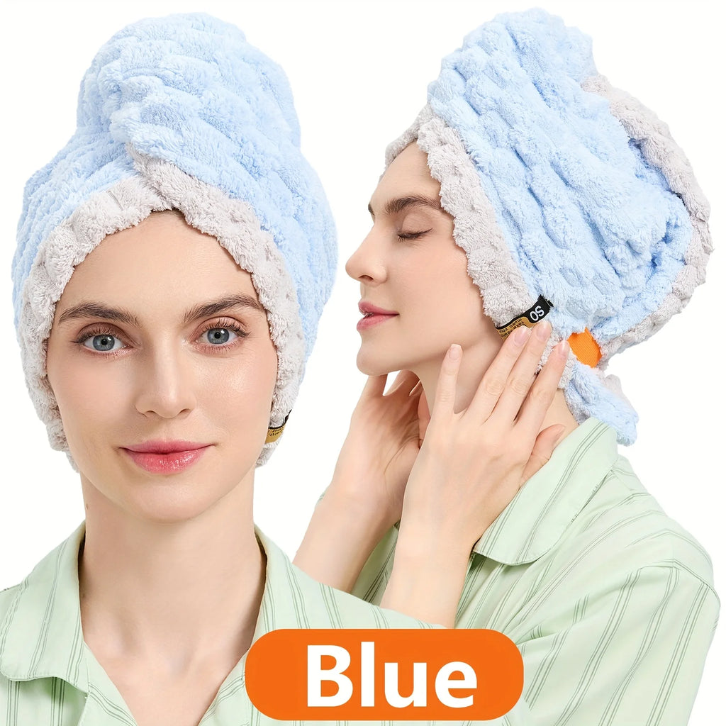 Quick-Dry Microfiber Hair Towel