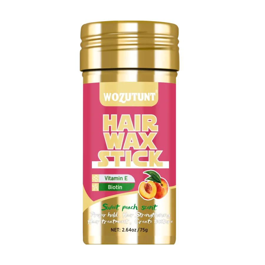 Styling Wax Stick Natural Non-greasy Finishing Hair Pomade for All Type Frizzy and Flyaway Hair Create Texture Solid Wax Product