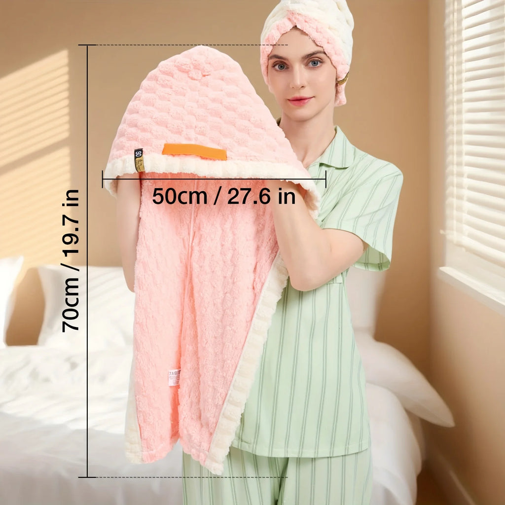 Quick-Dry Microfiber Hair Towel
